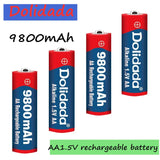 New AA rechargeable battery 9800mah/8800mah 1.5V New Alkaline