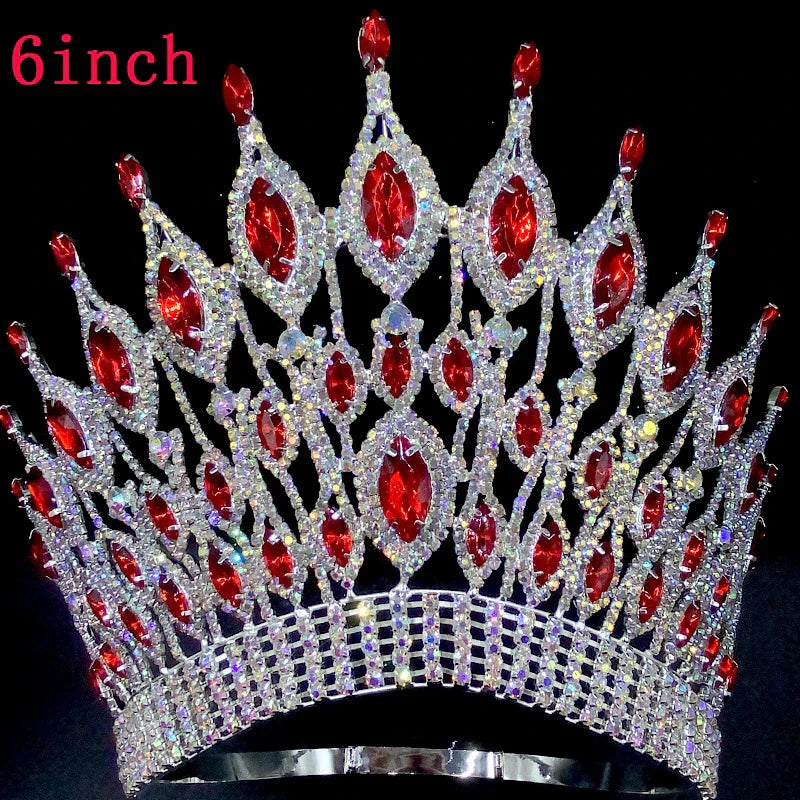 Miss Universe Wedding Crown Queen Rhinestone Tiara Party