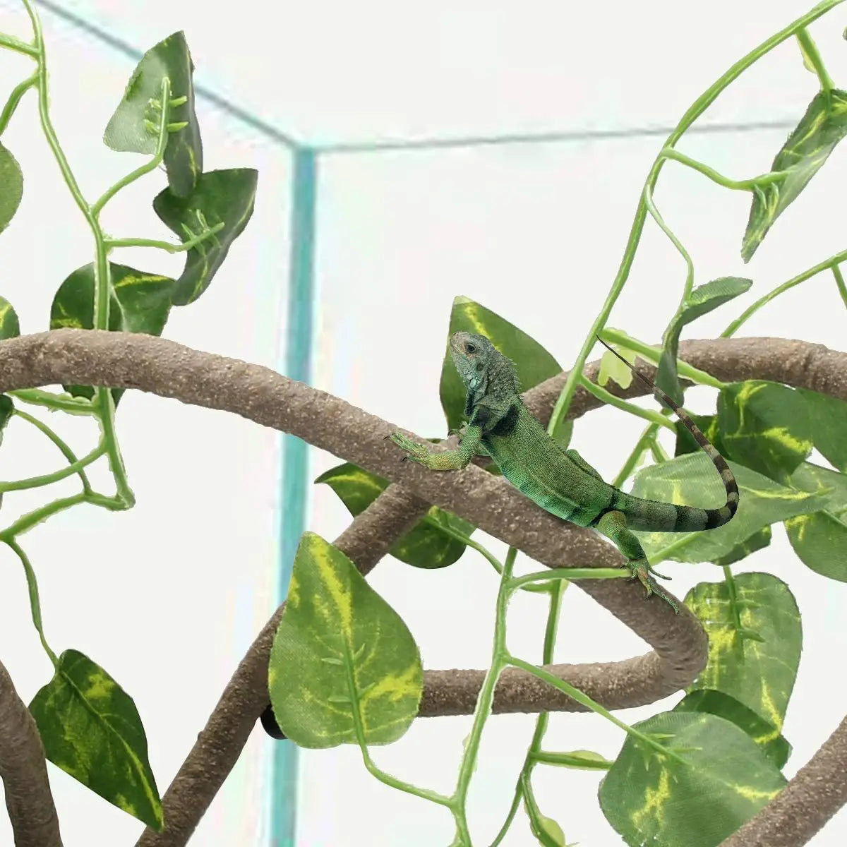 Artificial Flexible Reptile Vines Rattan Chameleon Lizard Terrarium