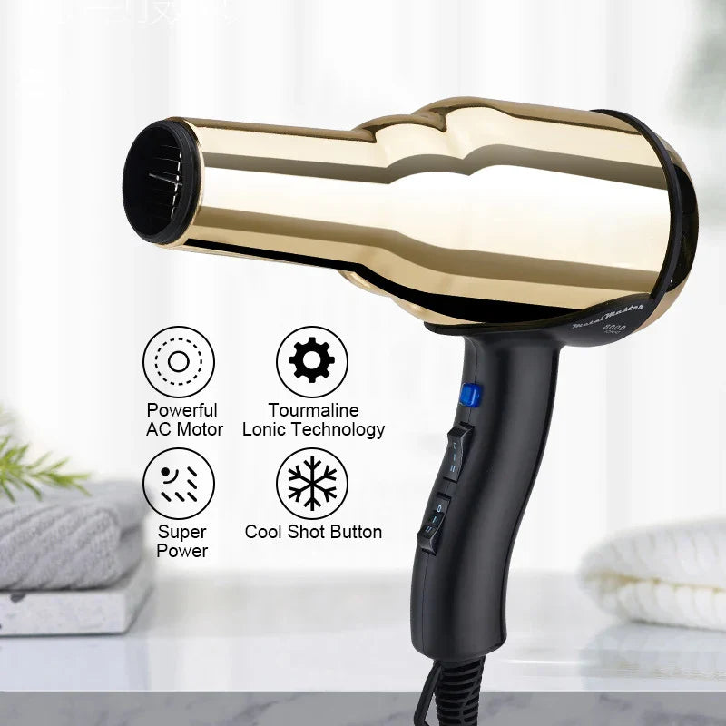 8000W Hair Dryers Home Appliance Multi-gear Blow Drier