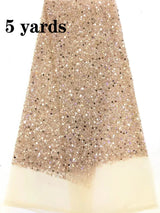 Luxury African Lace Fabric High Quality French Guipure