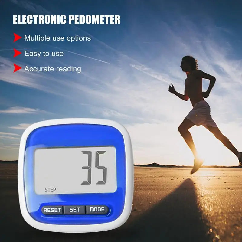 Mini Digital Step Counter Large Screen Smart Electronic
