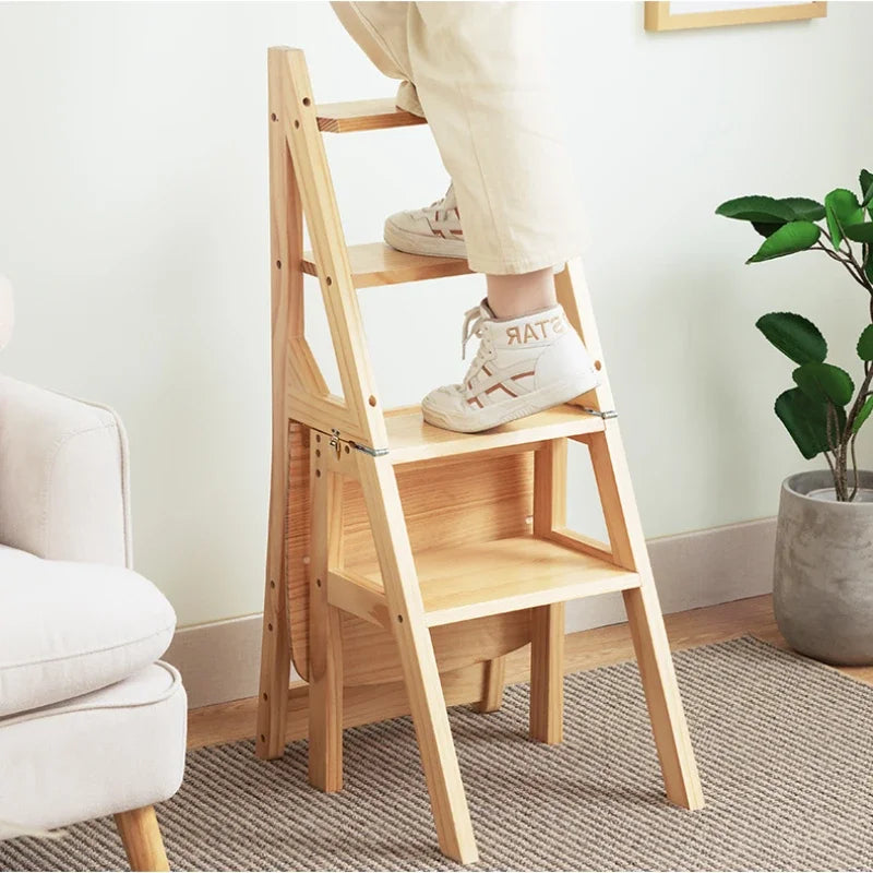 Folding Aluminium Ladders Portable Ladder Wooden Chairs