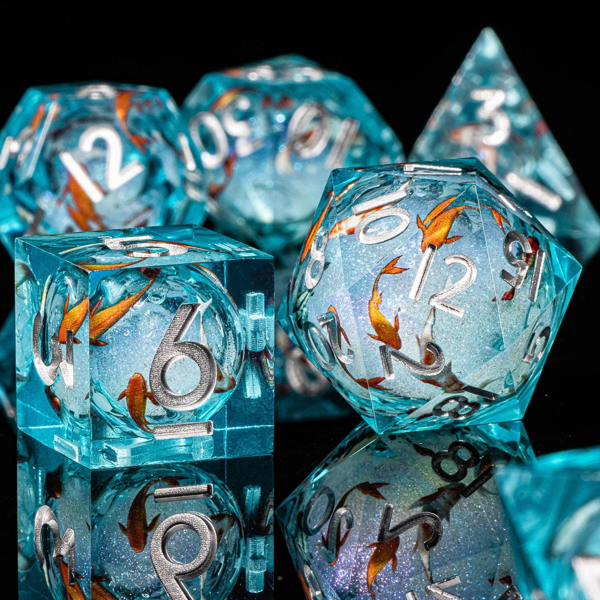 Sharp Edge Dice Dungeons and Dragons liquid core