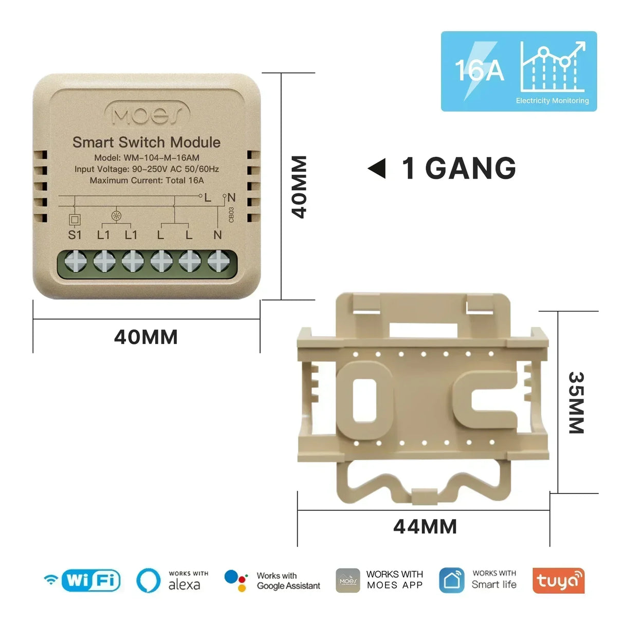 MOES Star Ring Series Mini Tuya WiFi/Zigbee Smart