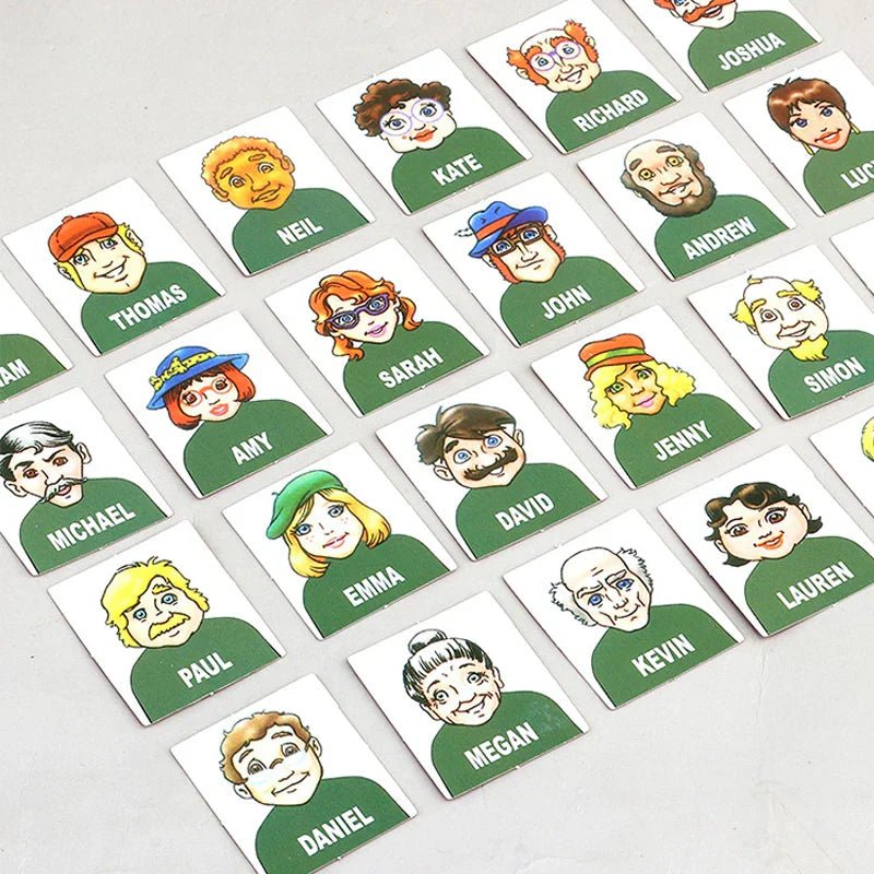 Guess who I am board game parent-child interaction
