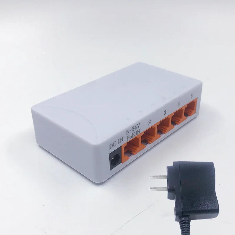 5 Port 1000Mbps Gigabit Network Switch Ethernet Smart