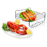 Air Fryer Steaming Rack Stainless Steel Skewers Rack