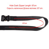 Travel Outdoors Hidden Cash Anti Theft Belt Waist