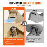 VEVOR Cat Exercise Wheel Natural Wood Silent Running