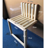 Folding Footstool Wall-Mounted Wall Folding Porch Chair Door