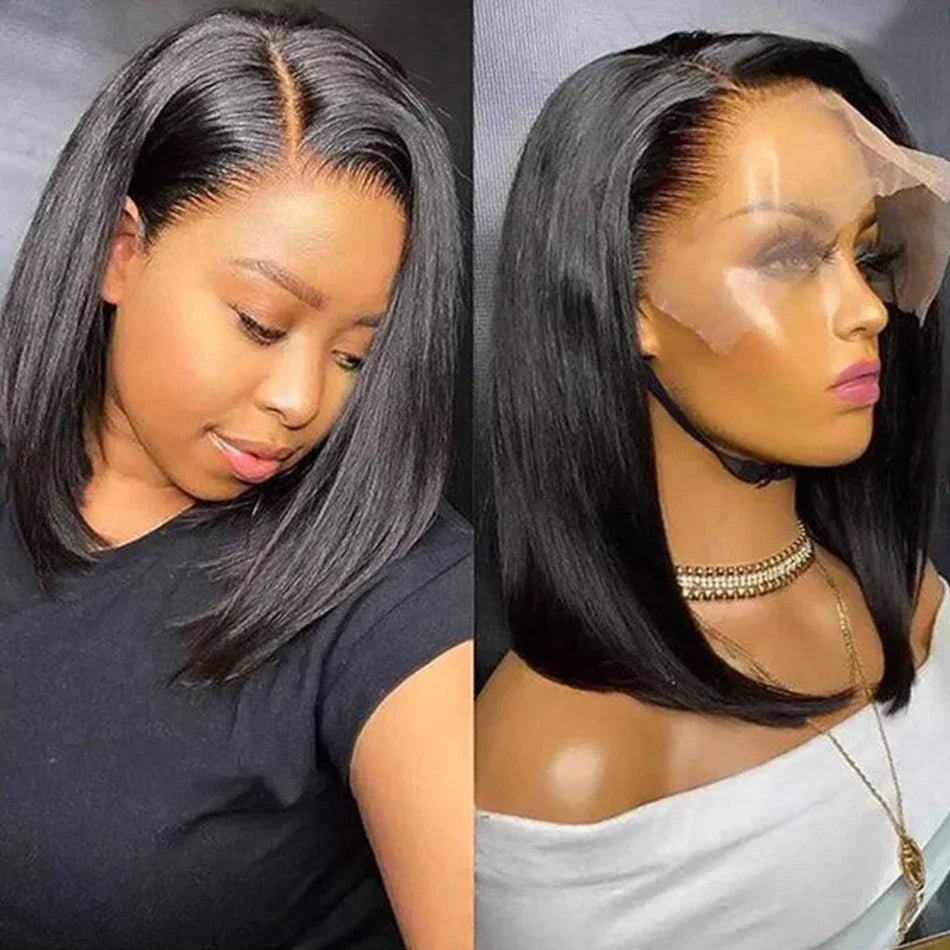 Bob Wig Brazilian Hair Lace Front Human Hair