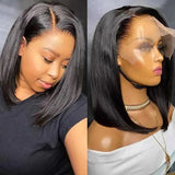 Bob Wig Brazilian Hair Lace Front Human Hair