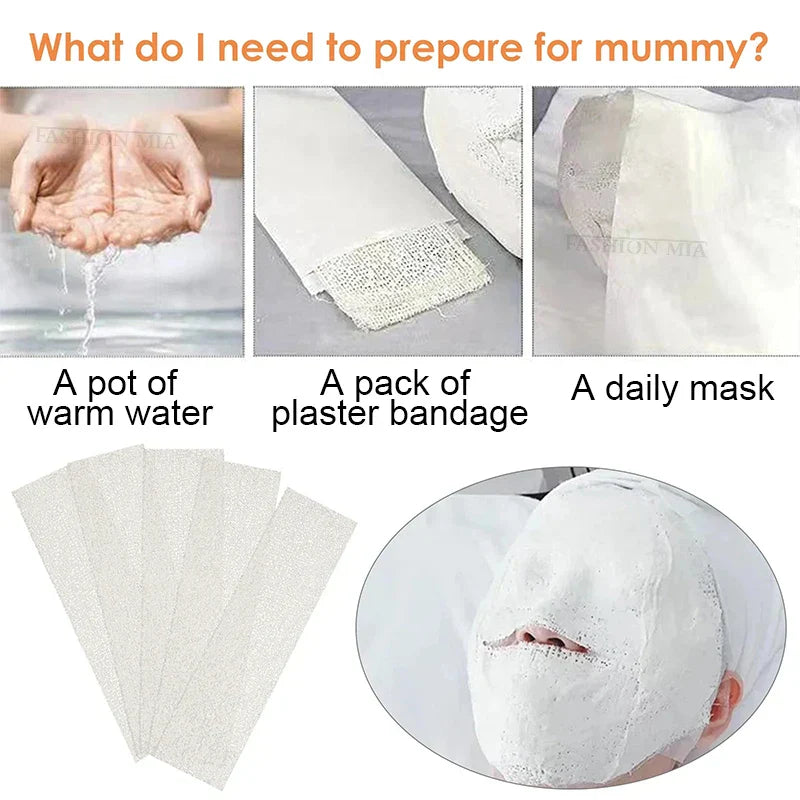 25pcs 5D Shaping Mask Mummy V Face Mask