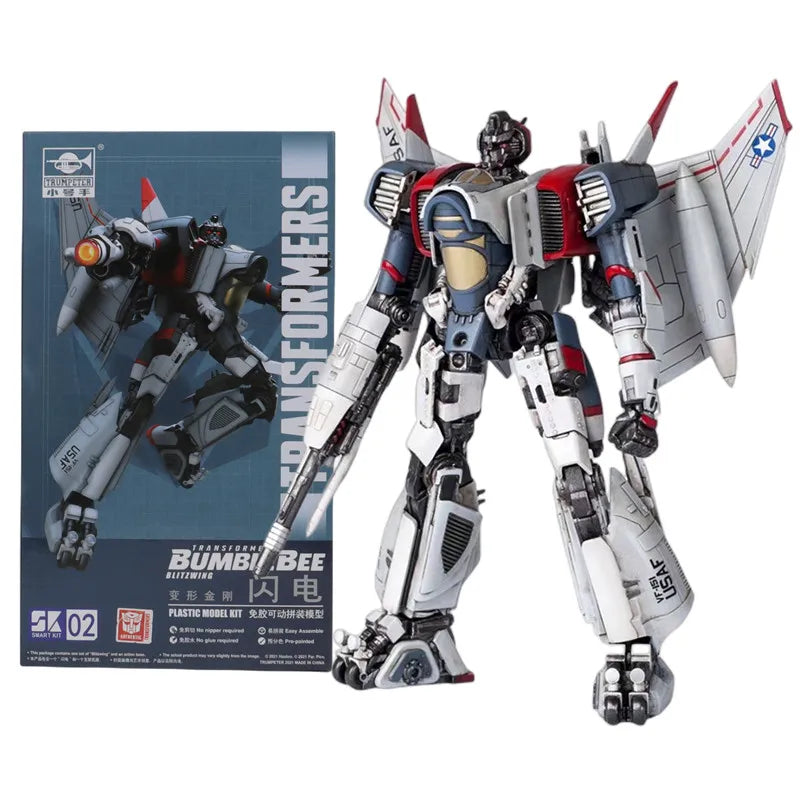Transformer Toy Bumblebee Action Figure Mecha Assembled Glue-Free