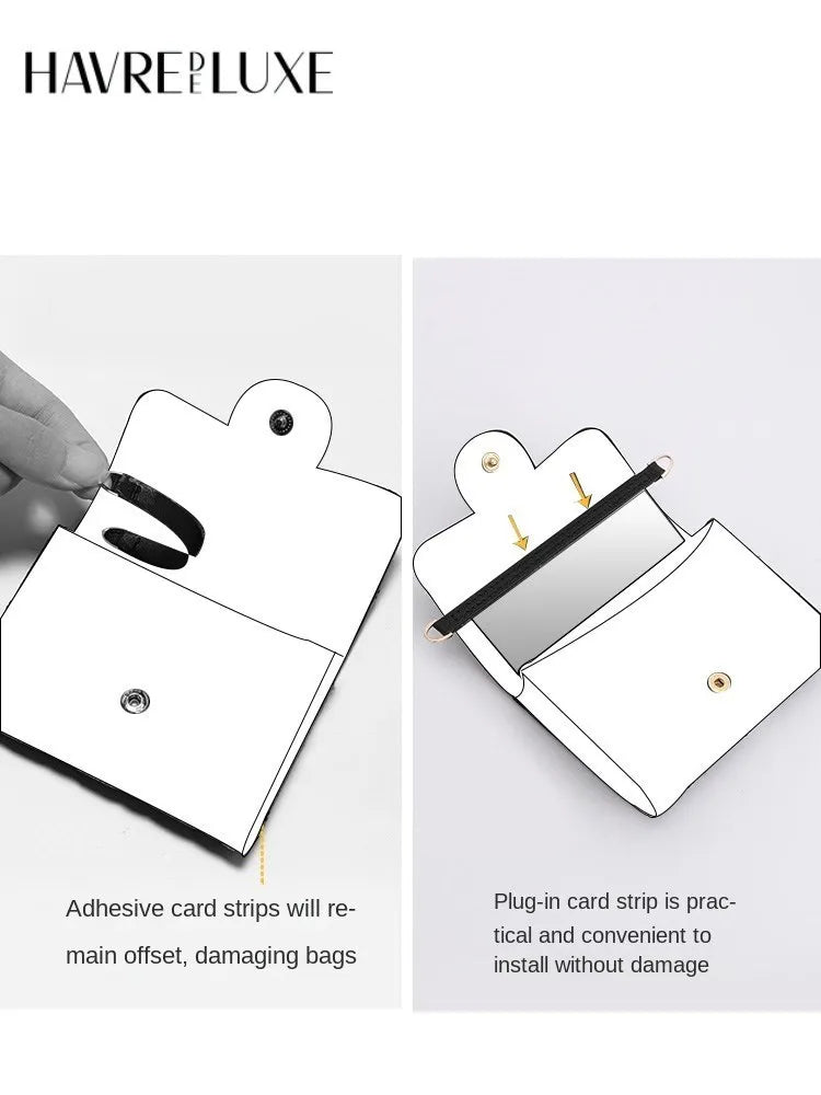 Classic style short wallet transformation Bag card holder