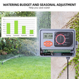 11 Station Garden Automatic Irrigation Controller Water Timer