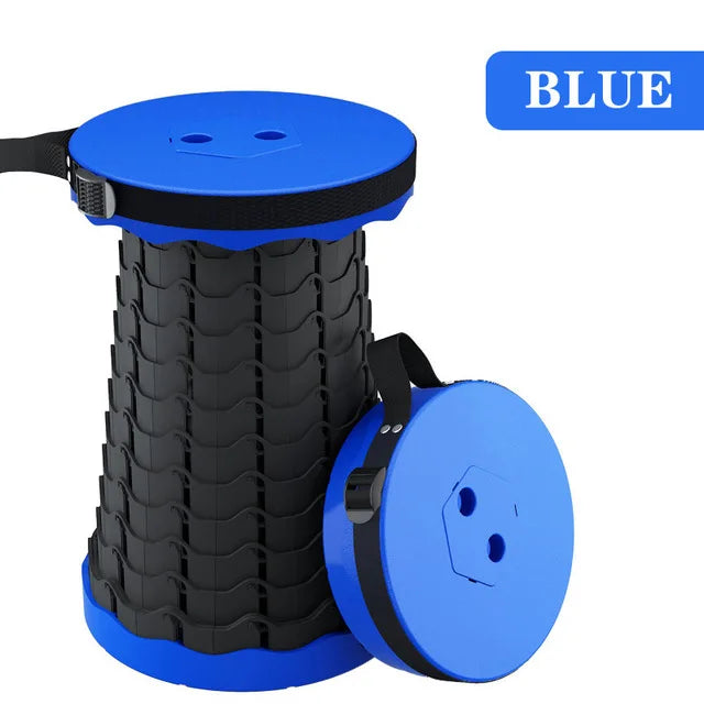 Portable Folding Camping Stools, Outdoor Telescopic Picnic Stools,