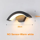 Moden waterproof outdoor wall lamp PIR motion sensor