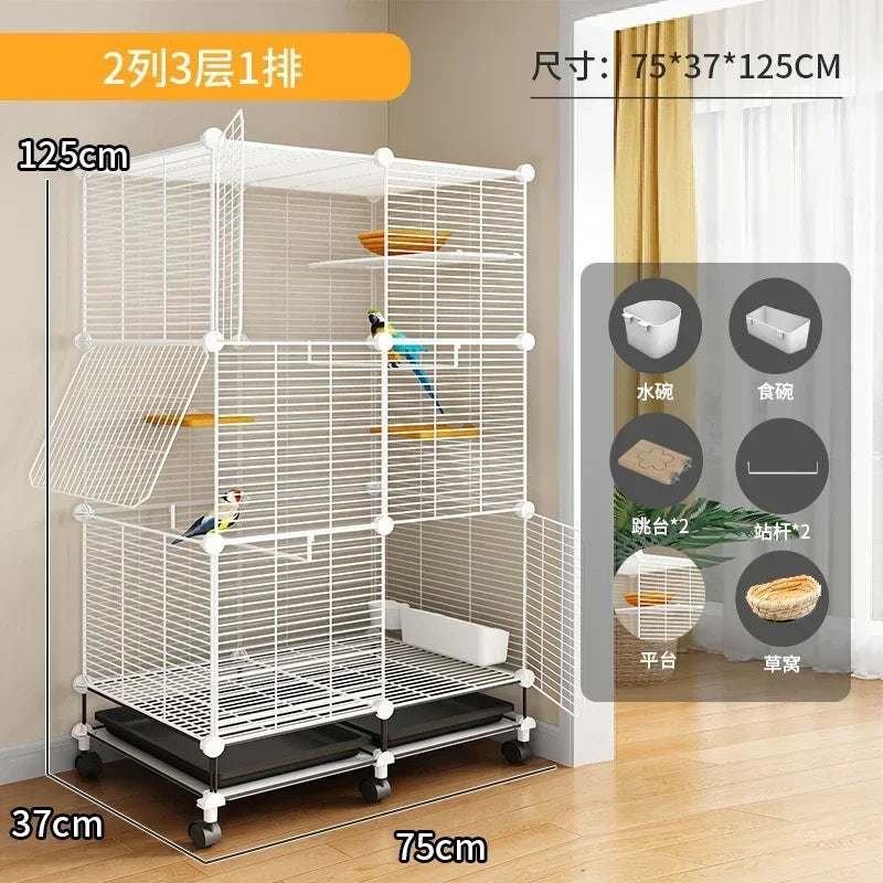 Large Parrot Stand Accessories Bird Cage Decoration Outdoor