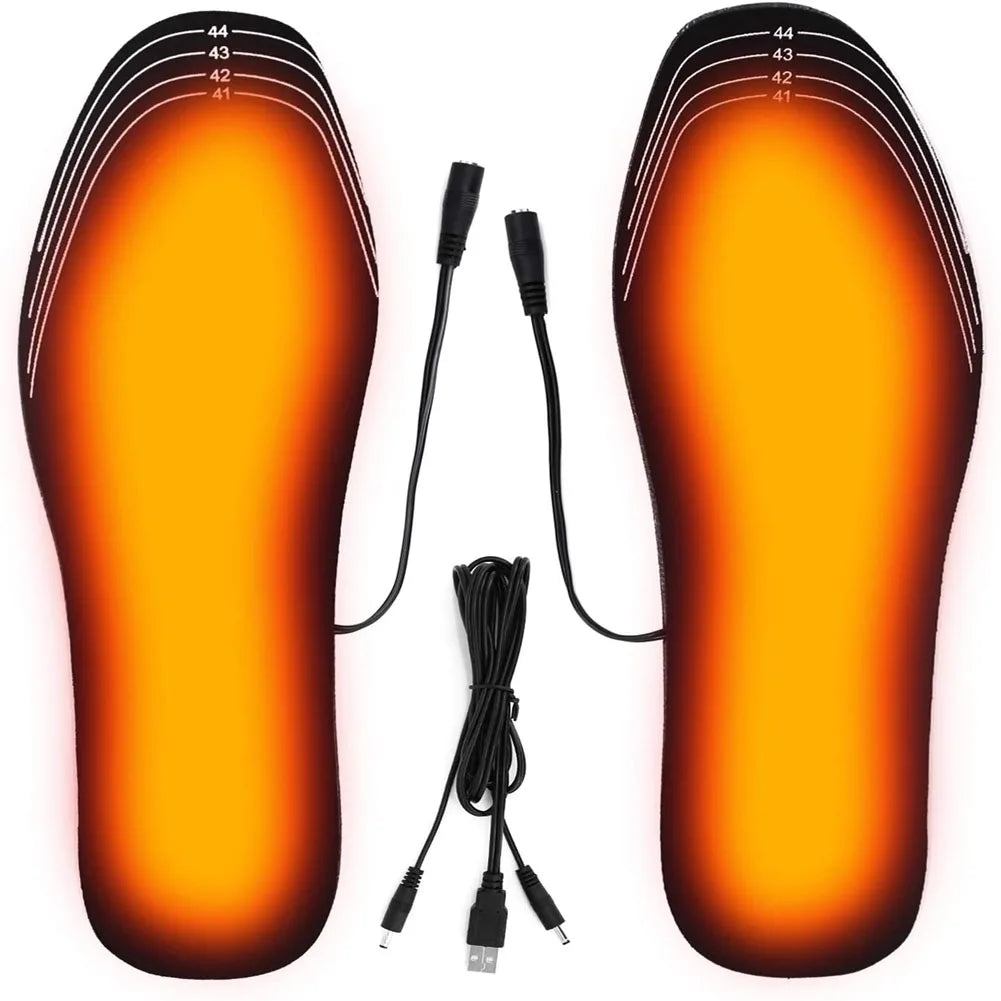 2022 New USB Heated Shoe Insoles Feet Warm