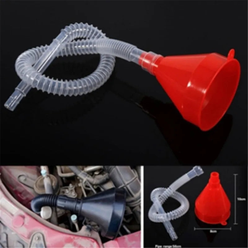 Refueling Funnel with Filter Motorcycle Refuel Gasoline Engine