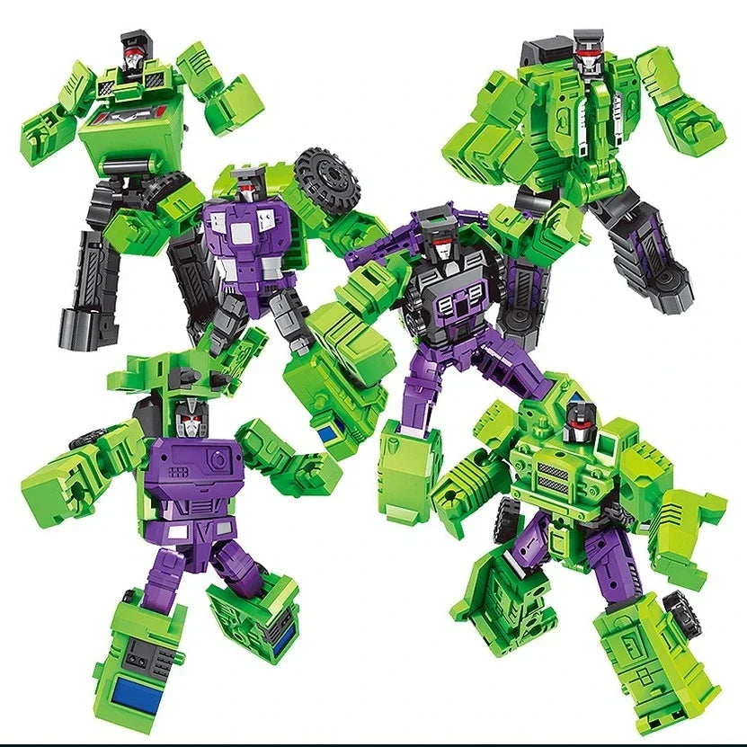 Transformation 6 in 1 Model MINI Devastator 22CM