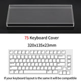 Acrylic Dust Cover for Keyboard Waterproof Dustproof Anti