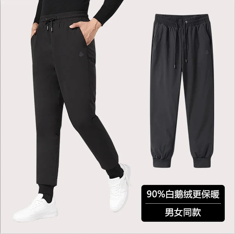 Men's Winter New Drawstring Thickened Fashion Casual Warm
