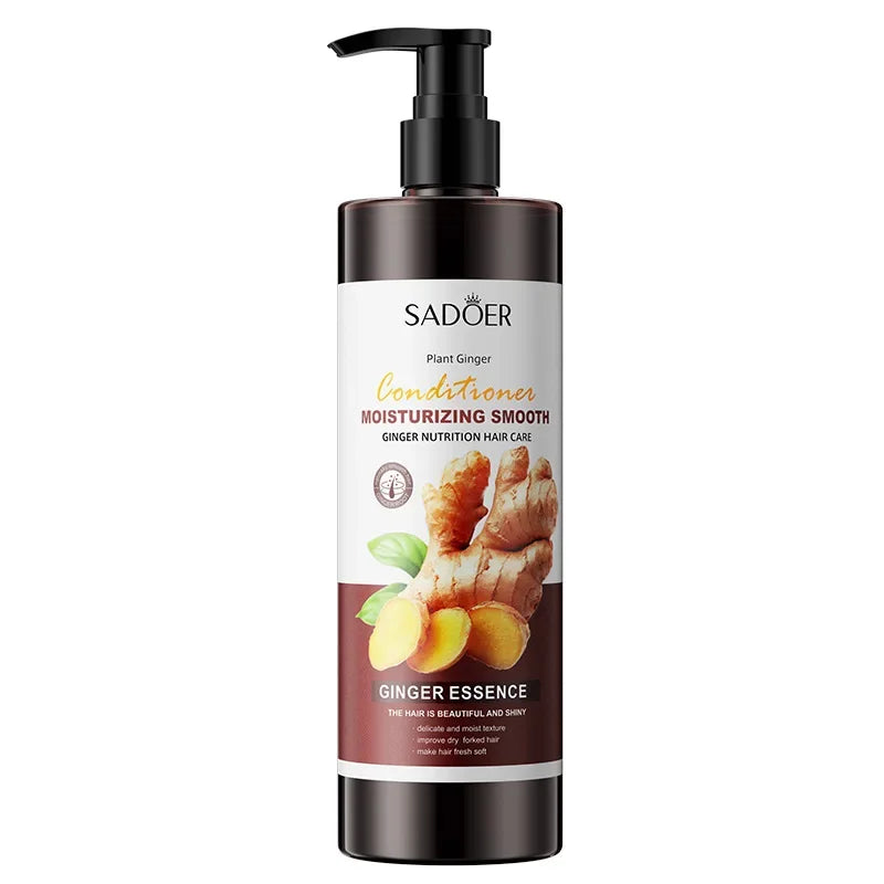 500ml Ginger Shampoo Conditioner Mask Promote Hair Growth