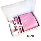 6piece Set Classic Printed DotsTies for Men Kerchief