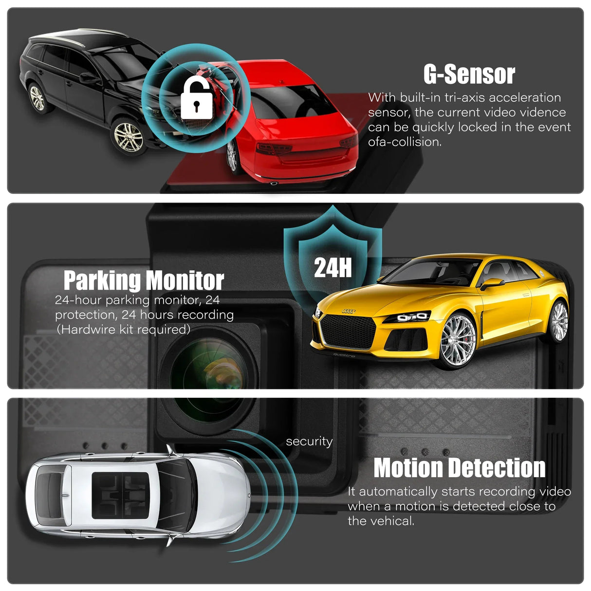 Car DVR Full HD 1080P Dash Cam Vehicle