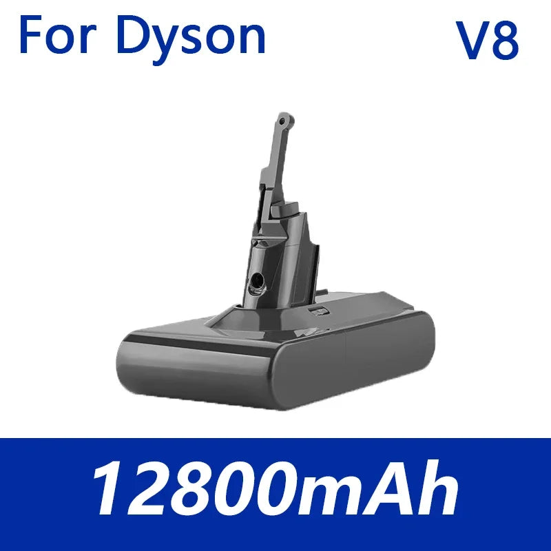 For Dyson 6800mAh/9800mAh/12800mAh V8 21.6 Volts Lithium battry