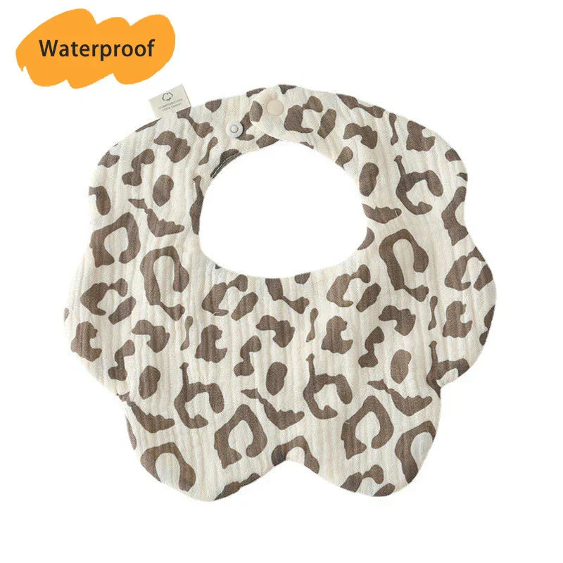 New Thickened 7 Layers Cotton Waterproof Baby Bibs