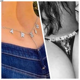 Customised Thong Sexy Rhinestone Waist Chain 2Pc/Sets Custom