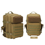 45L Military Tactical Backpack, Large Capacity Outdoor Rucksack