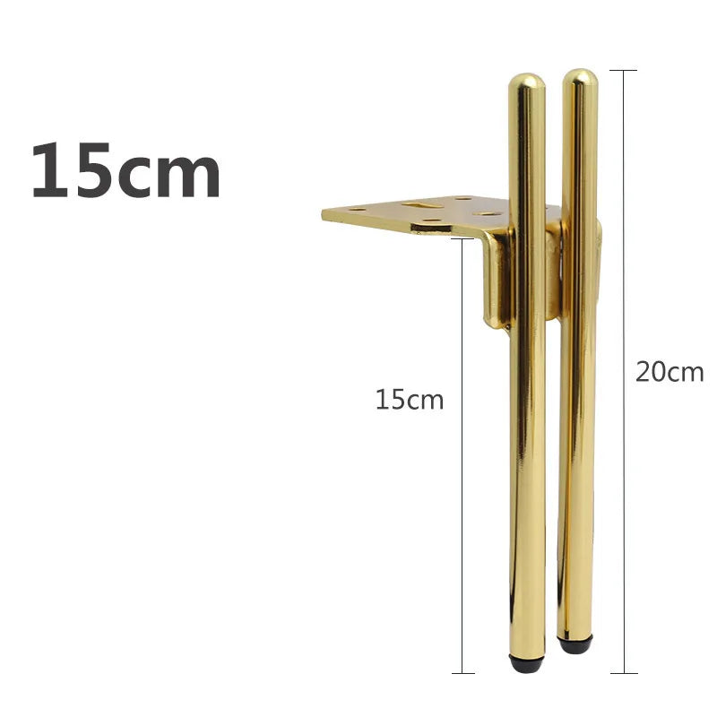 Oulylan 4PCS Furniture Legs Metal For Sofa Cabinet