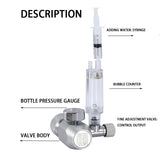 Aquarium CO2 regulator, aquarium aluminum alloy simple single