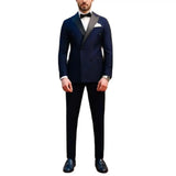 Fashion Peak Lapel Double Breasted Suits for Men