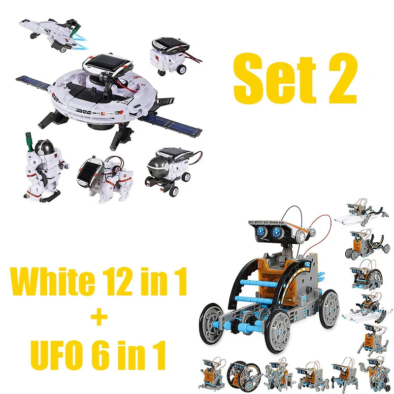 12 in 1 Science Experiment Solar Robot Toy