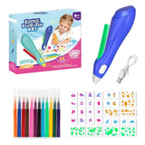 Electric Watercolor Spray Pen Children Hand-painted Color Paintbrush