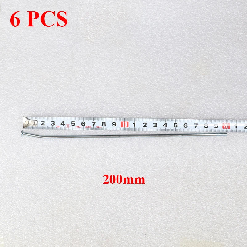 6PCS Spokes Wire Circle Nipples 18 19 21