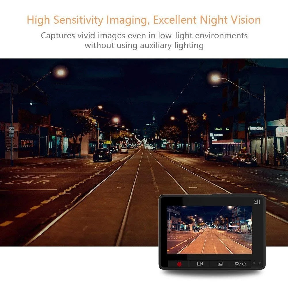 YI Smart Dash Cam For Car 2.7 Screen