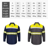Size S-4XL Summer Outdoor Work Shirts with High