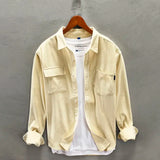 Casual Shirt Jacket Men's Corduroy Spring and Autumn