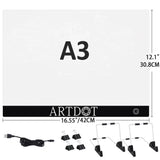 ARTDOT LED Light Pad For 5D Stitch Diamond