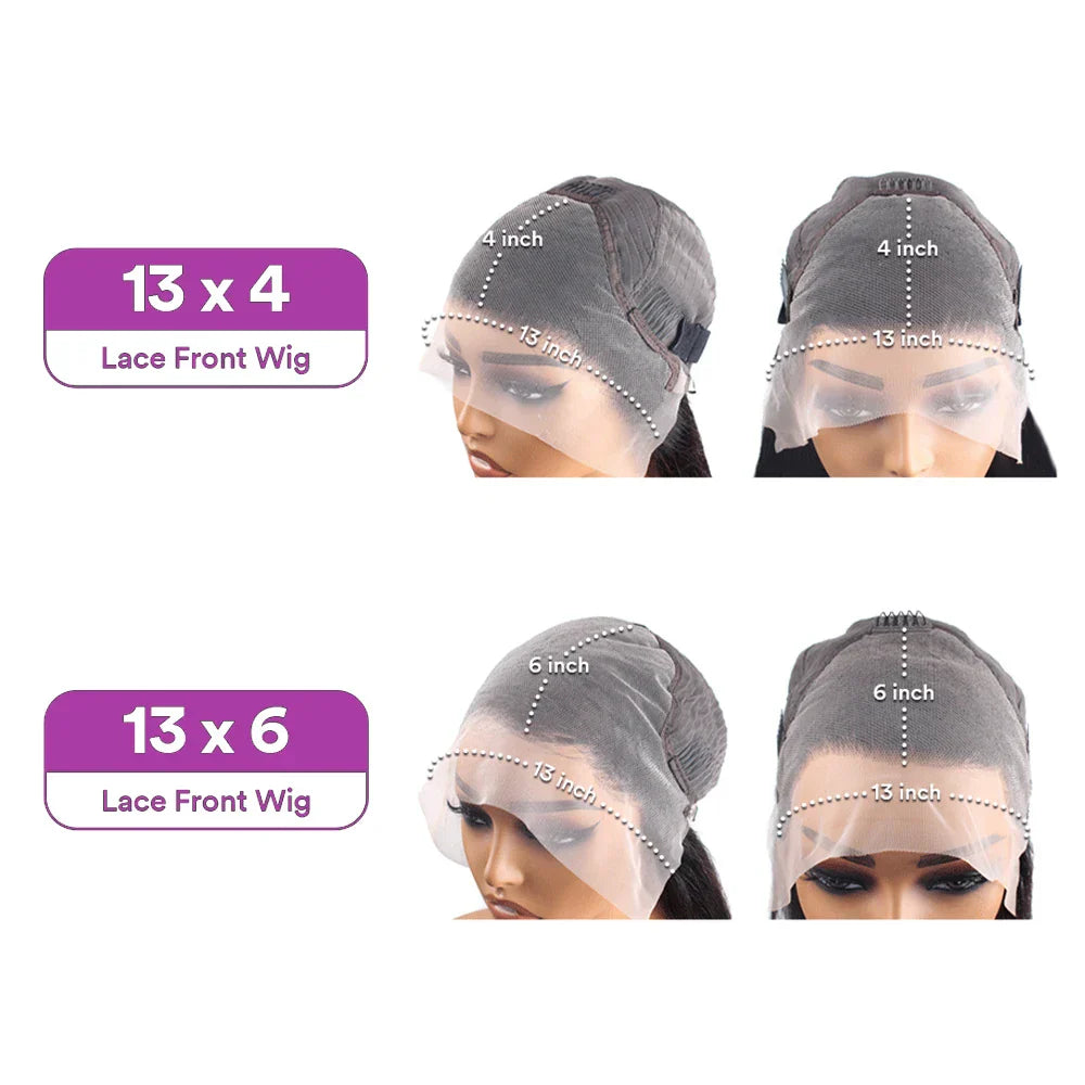 Sogreat Pink Lace Front Wig Human Hair 13x4