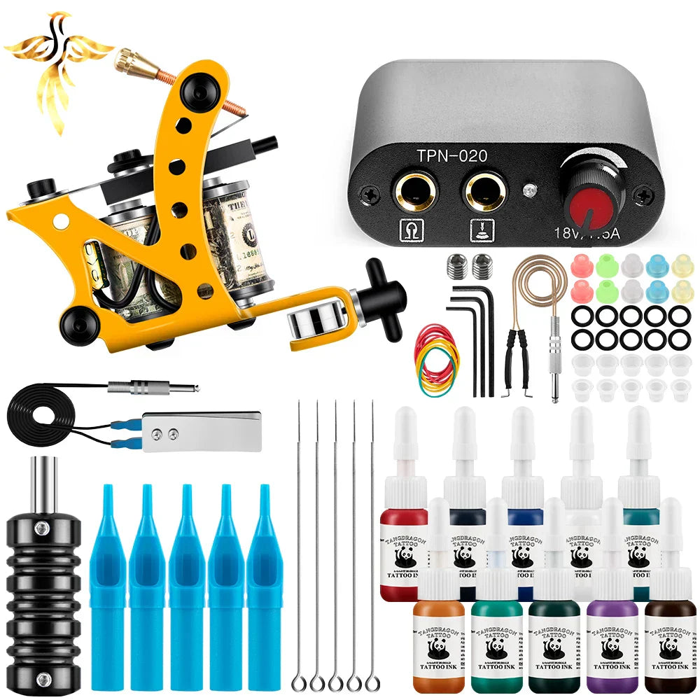 Tattoo Machine Set Beginner Practice Set Tattoo Needles