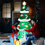 2.1M/7FT Christmas Inflatable Xmas Tree LED Lights Outdoor