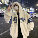 New lamb fleece jacket men autumn and winter